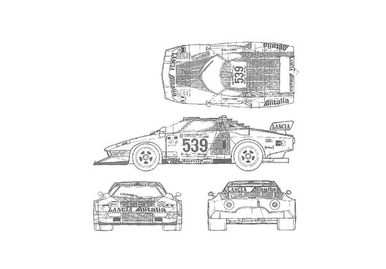 LANCIA PROFILI 1,2,3 洋書 Lancia Rally - Code Name 037 (defective copy) | Cars | Books